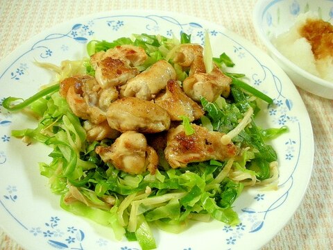 サッパリコクうま！鶏もも肉と野菜のソテー